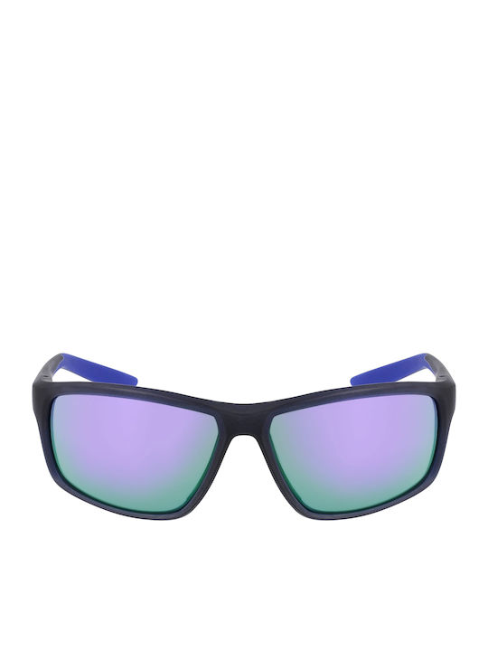 Nike Adrenaline 22 Unisex Sunglasses With Black Frame And Blue Lens ADRENALINE22M