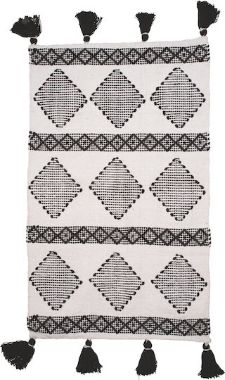 Kipper Isabel Βαμβακερό με Κρόσια 60x90cm Γκρι