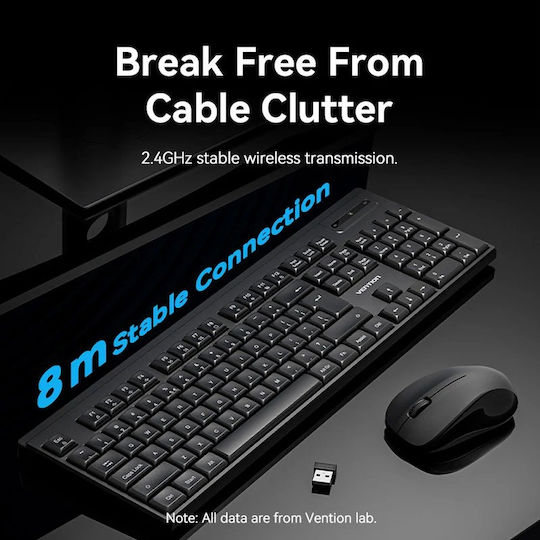 Vention KTZB0-EN Wireless Keyboard & Mouse Set English US
