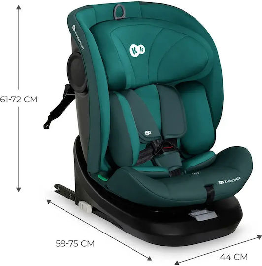 Kinderkraft I-GROW Scaun Auto i-Size cu Isofix Albastru 0-36 kg
