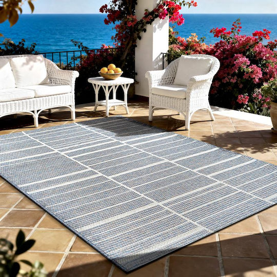 Newplan Canvas 2665e Wohnzimmer Teppich Rechteckig Grau 80x150cm