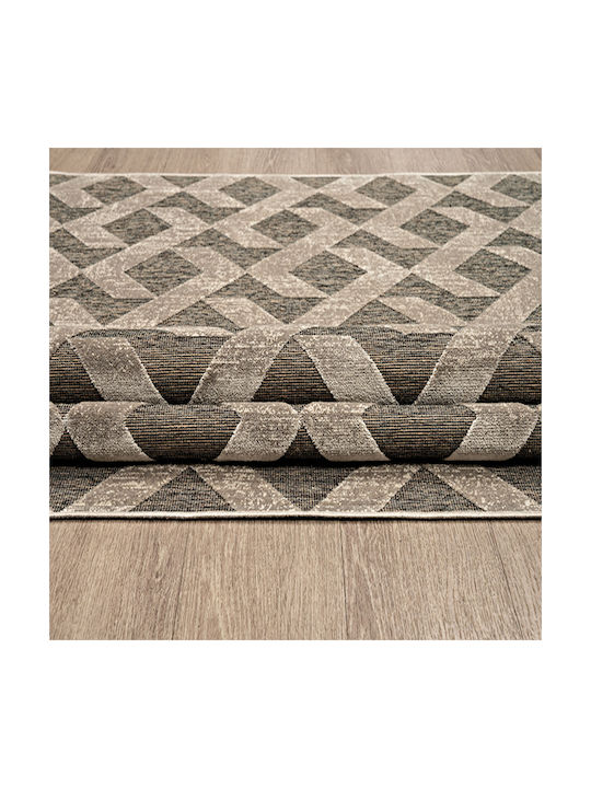 Newplan Lux 2955/27 Wohnzimmer Teppich Rechteck Braun 200x290cm
