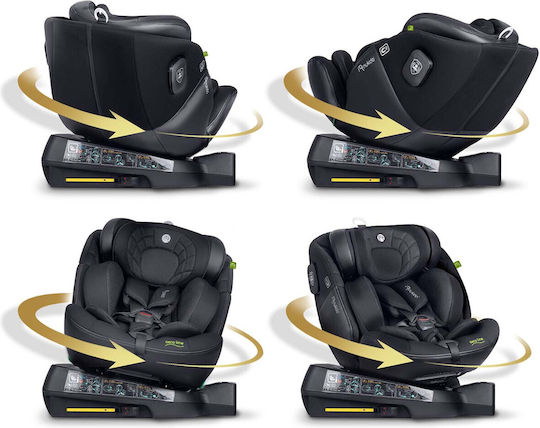 Nukido Aero Kinderautositz i-Size mit ISOfix Schwarz