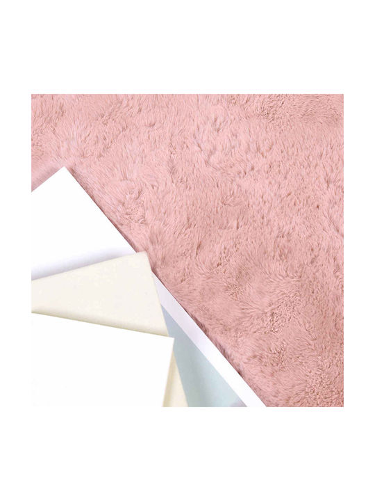vidaXL Χαλί Διάδρομος Ροζ 80x200cm