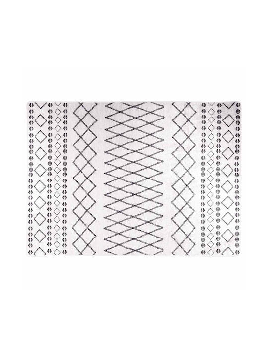 vidaXL Anti-slip Rug Rectangular White