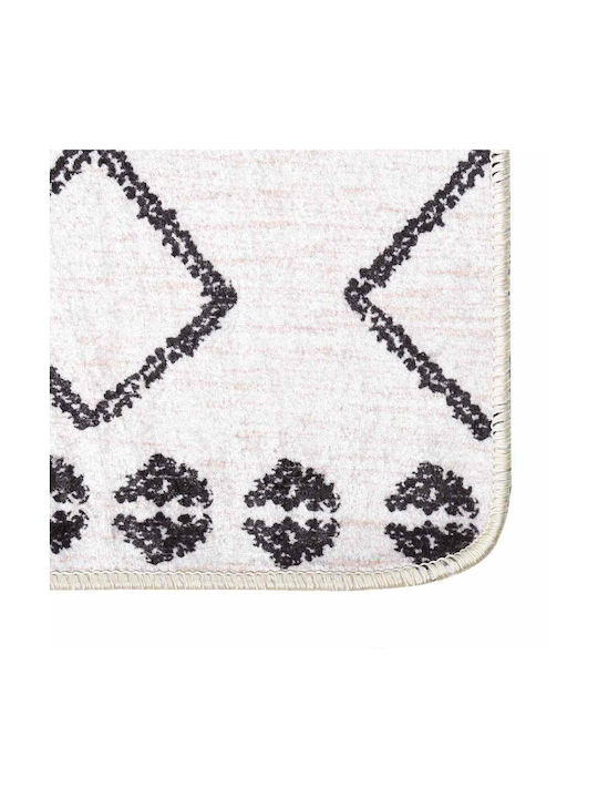 vidaXL Anti-slip Rug Rectangular White
