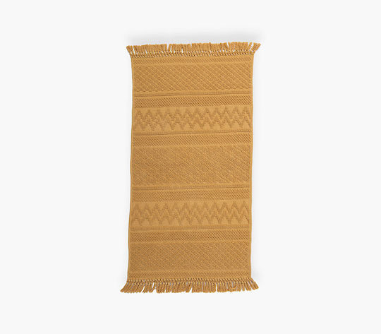 Nef-Nef Homeware Klodia Baumwollteppich 70x140cm Senffarbe Nef-Nef Homeware Klodia Baumwollteppich 70x140cm Senffarbe