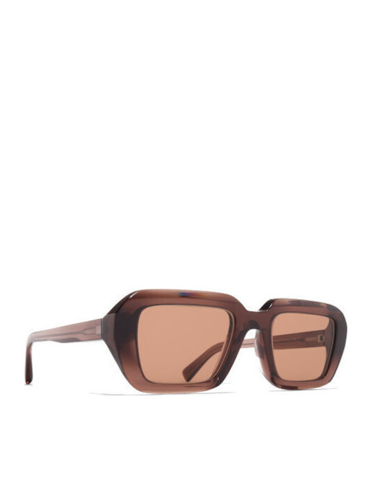 Mykita Γυαλιά Ηλίου Καφέ με Κοκκάλινο Σκελετό Mykita Γυαλιά Ηλίου Καφέ με Κοκκάλινο Σκελετό