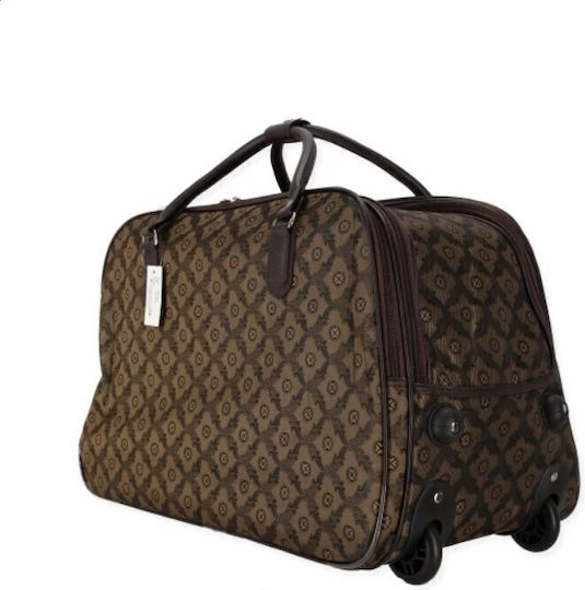 Sak Voyage Brown with Wheels from Artificial Leather L53xW30xH36cm