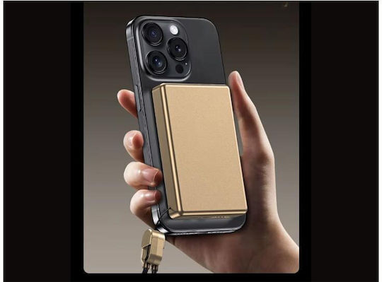 AT0639Z Power Bank 10000mAh 20W Power Delivery Χρυσό