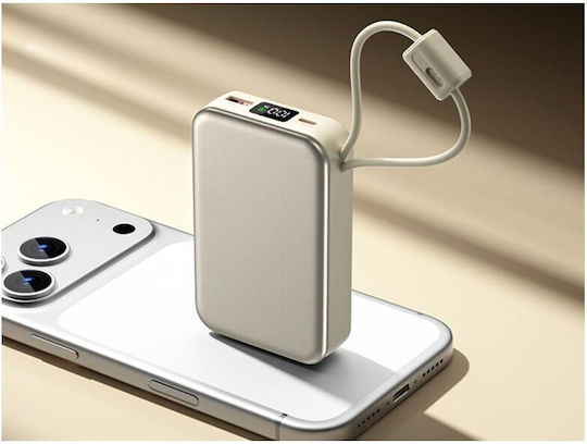 AT0639 Power Bank 20000mAh 22.5W Quick Charge 3.0 Beige