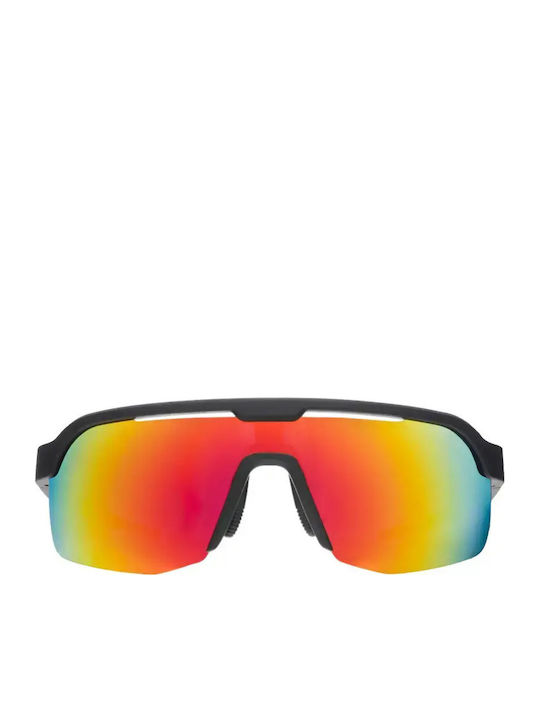 Goodr Unisex Sunglasses with Black Frame and Multicolour Mirror Lens G00456-BLG-01