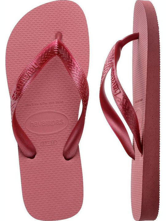 Top Tiras Senses Flip Flops in Fuchsia Colour