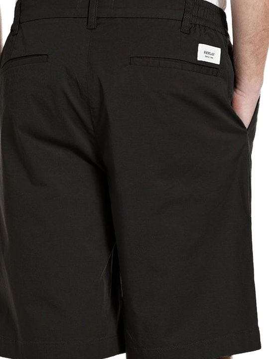 Herren Shorts Chino Schwarz