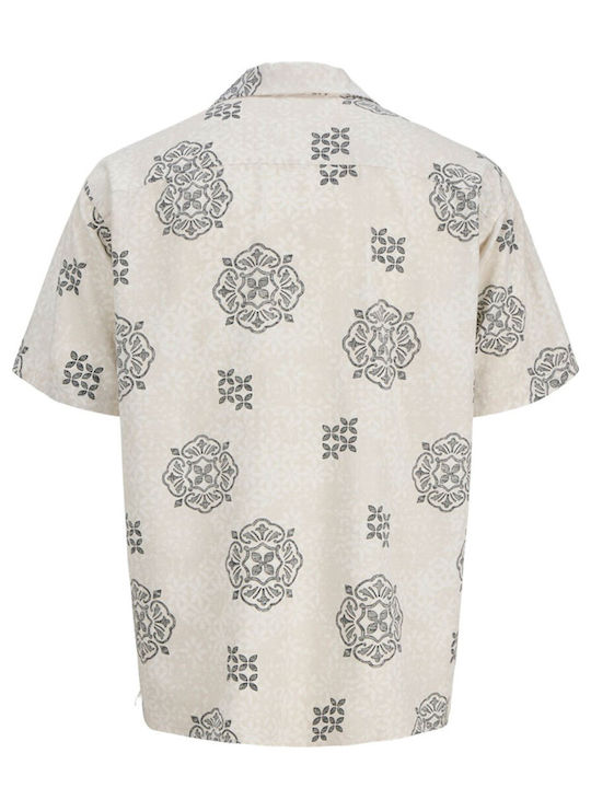 Jack & Jones Resort Short Sleeve Shirt Beige