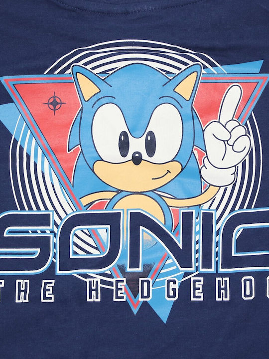 Kinderoberteil Kurzärmelig Marineblau Hedgehog