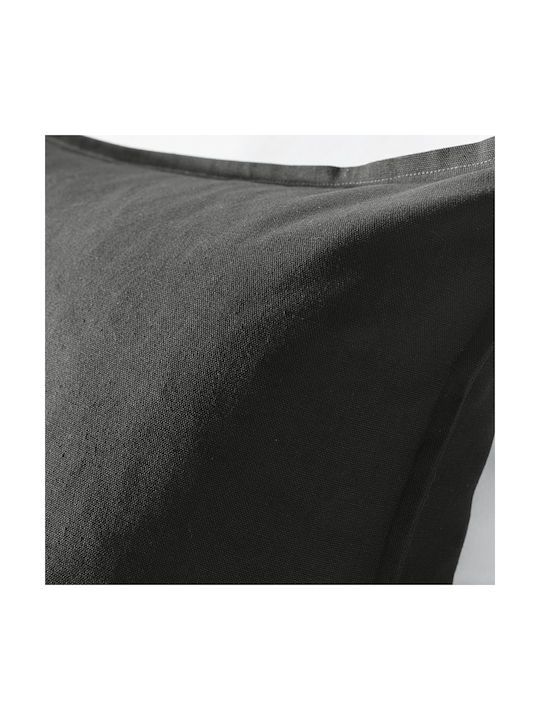 Koupakoupa Sofa Cushion Sweetened a Little with 100% Cotton Black 50x50cm