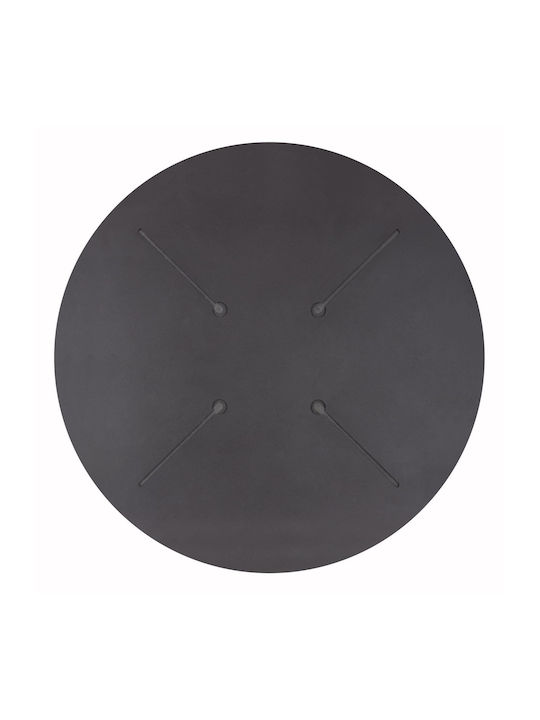 HomeMarkt Round Table Surface HPL White Marble 70x70cm HM5842.31