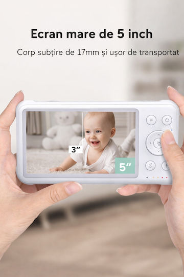 Momcozy Wireless Baby Monitor with Two-Way Audio & Lullabies