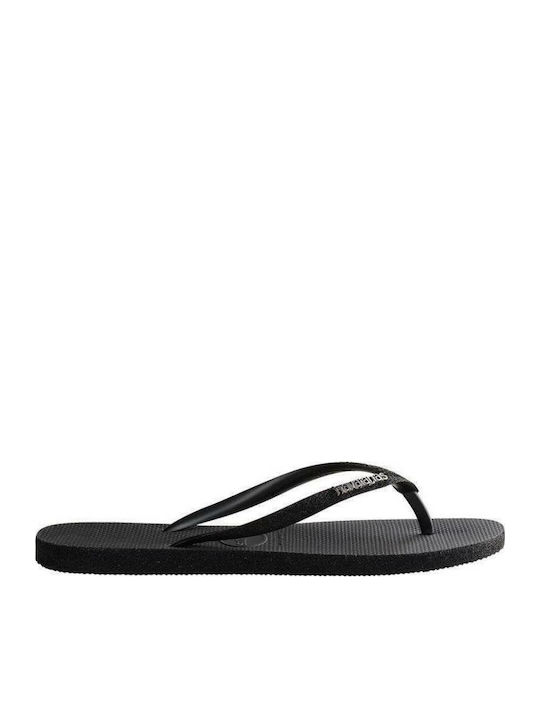 Slim Sparkle II Σαγιονάρες σε Μαύρο Χρώμα