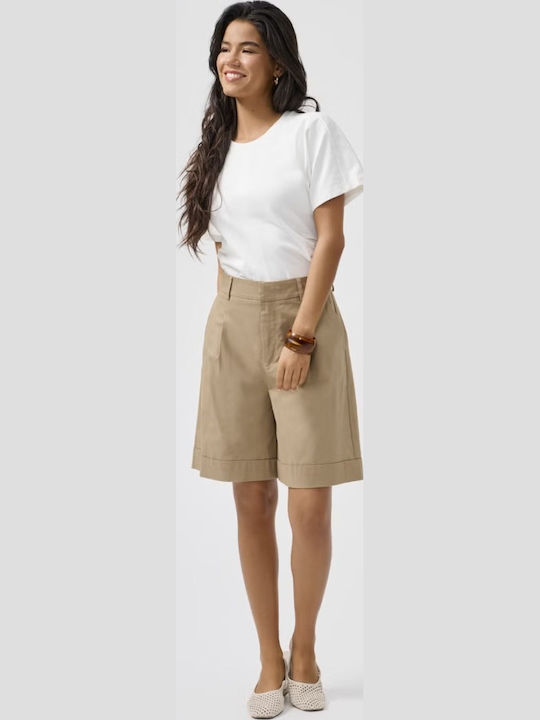 Damen Bermudas Beige