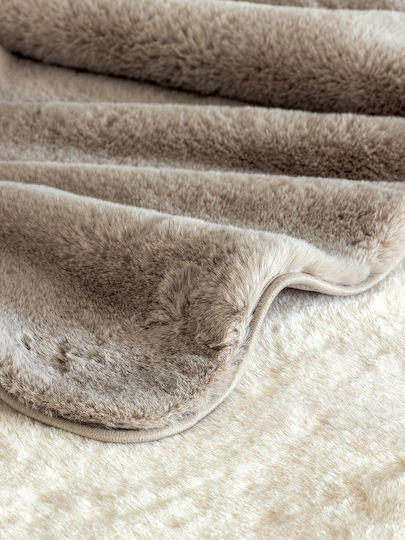 Palamaiki Lagos Αντιολισθητικό Χαλί Ορθογώνιο Beige 60x140cm