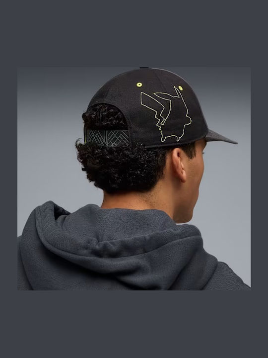Puma X Pokémon Dad Cap Unisex Jockey Cotton Black 026966-01