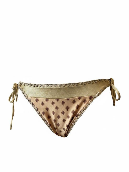 Bikini Set Triangle & Brazil Gold