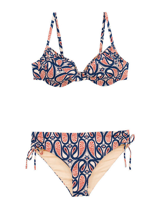 Set Bikini Μπλε C-6401 BLUE S26 Set Bikini Μπλε C-6401 BLUE S26