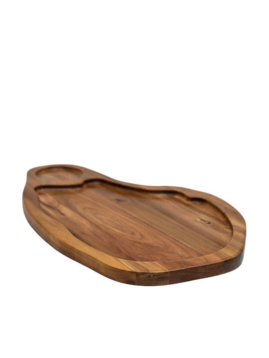 Wooden Serving Platter 45x28cm pl613