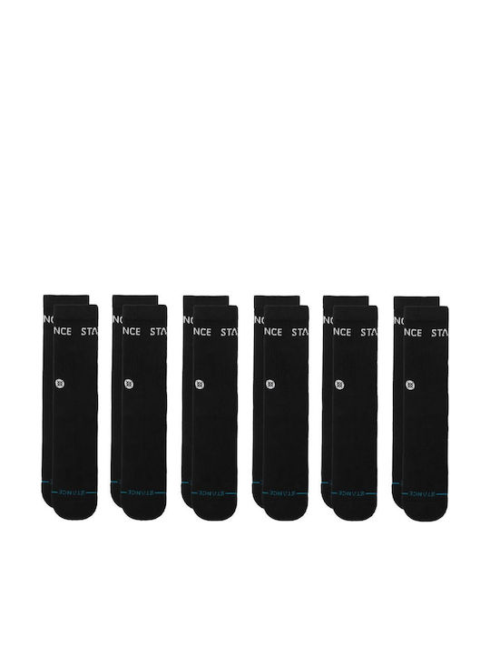 Stance Κάλτσες Μαύρο 6Pack Stance Κάλτσες Μαύρο 6Pack