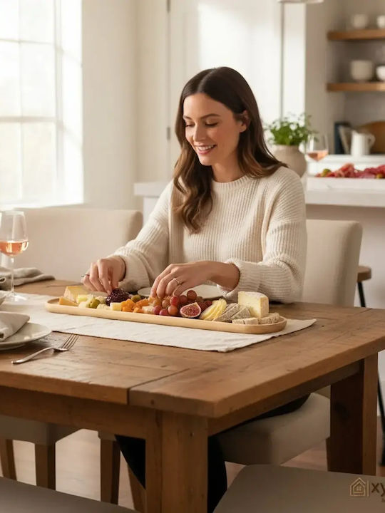 Wooden Serving Platter 42x28cm PL604.012