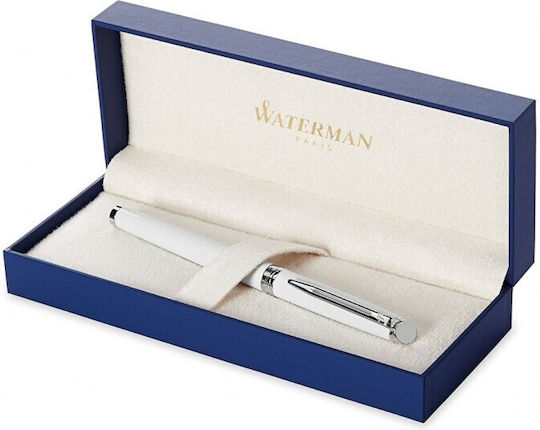 Waterman Hemisphere Stilou Fine Alb cu Cerneală Albă