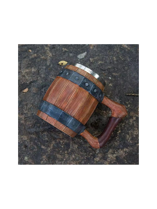 Plastic Beer Glass in Brown Color ac1009