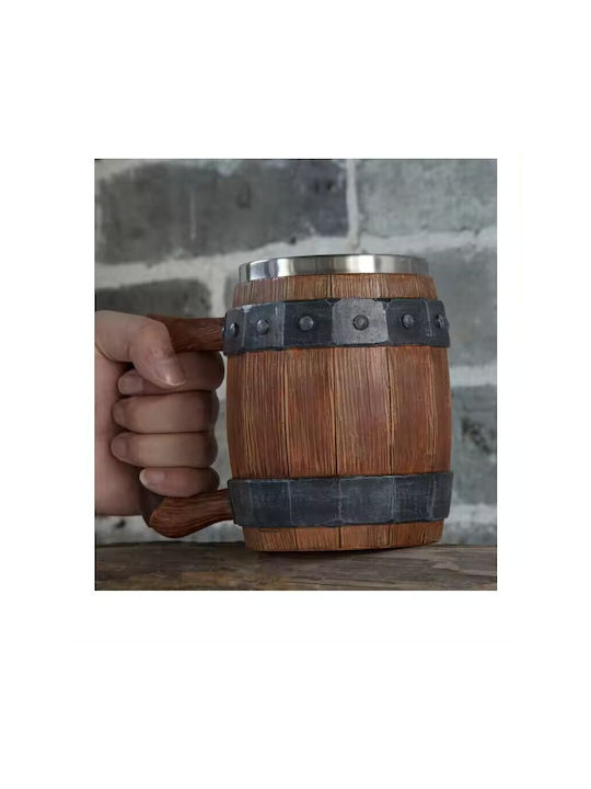 Plastic Beer Glass in Brown Color ac1009