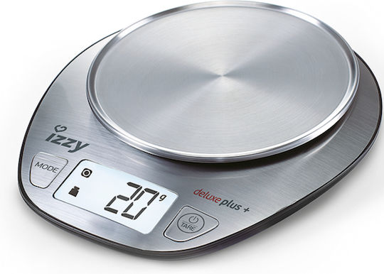 Izzy Deluxe Plus Digital Kitchen Scale up to 5kg Inox