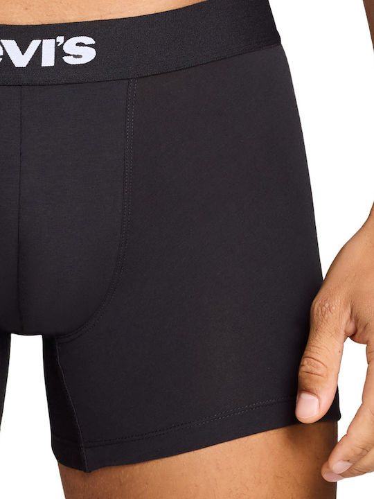 Herren Boxershorts Schwarz 2er Pack