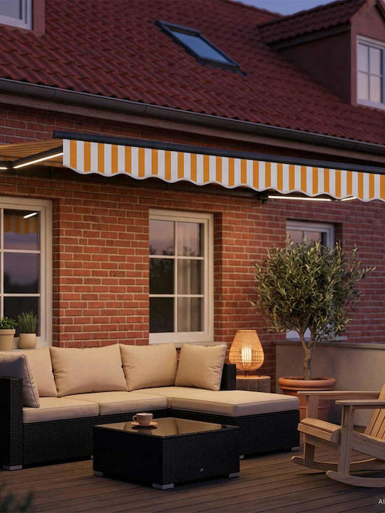 vidaXL Markise Terrasse Rosa 2.5x2m