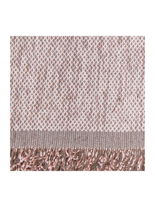 Borea 4 Season Three-Seater Sofa Chenille Throw 180x280cm Pink