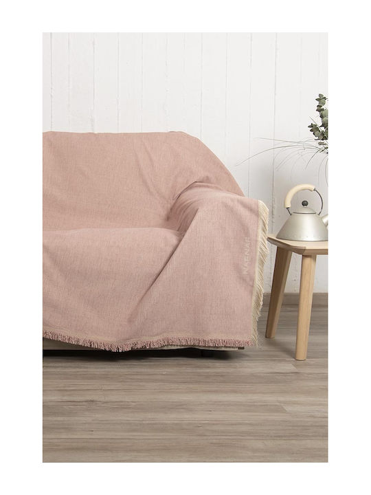Naf Naf Highline Ριχτάρι Διθέσιου Καναπέ Chenille 180x250εκ. Powder
