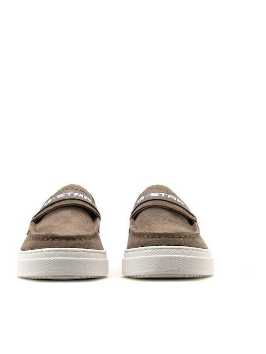 G-Star Raw Ανδρικά Μοκασίνια Καφέ