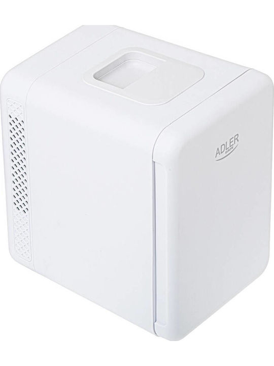 Adler Cosmetic Refrigerator 4lt with Shelf & Heating Function White 42W