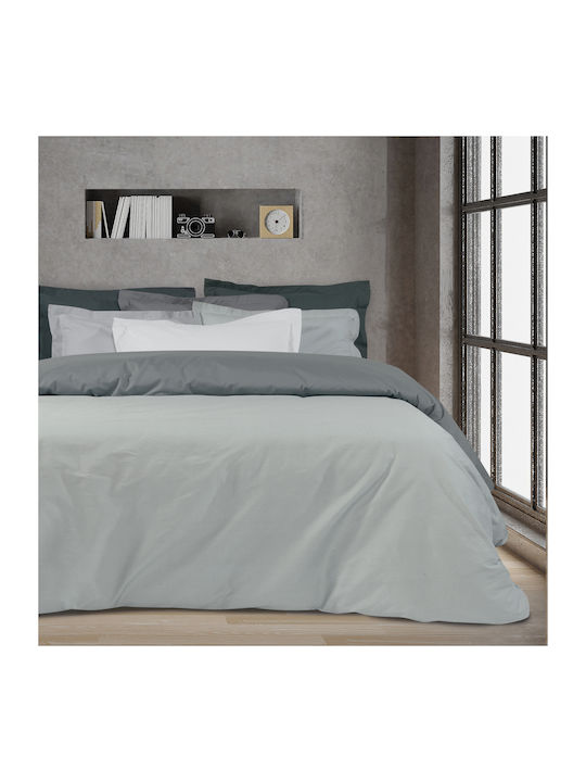 Das Home Bettlaken Semi-Doppel mit Gummiband 120x200+35cm. Best 1007 Dark Grey