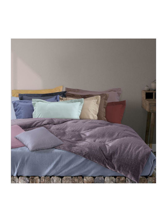 Das Home Sheet Semi Double with Elastic 120x200+35cm. 1014 Bordeaux