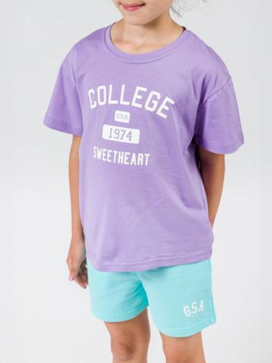 Παιδικό T-shirt Lilac