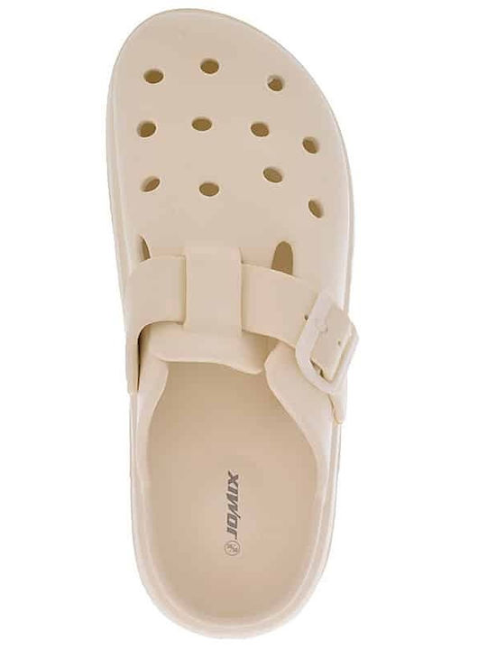 Jomix Women's Clogs Beige