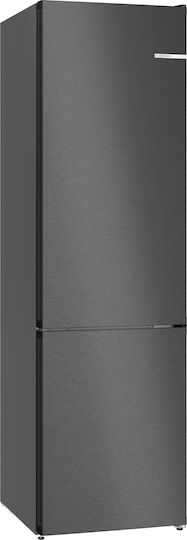 Bosch Ψυγειοκαταψύκτης 363lt Total NoFrost Υ203xΠ60xΒ66εκ. Μαύρος KGN392XCF