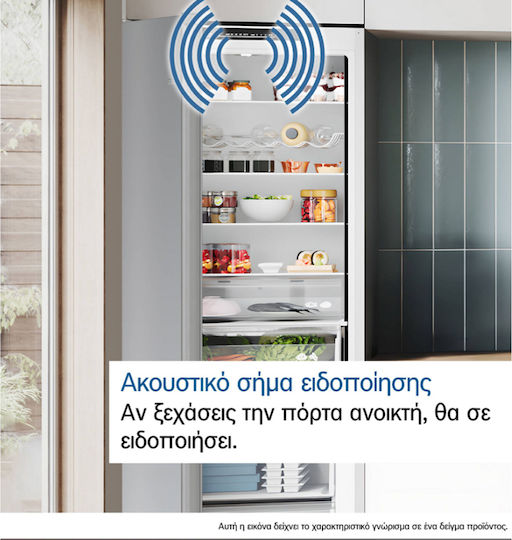 Bosch Combină frigorifică 368lt Total NoFrost Î203xL60xA66cm. Gri KGN39VIEB