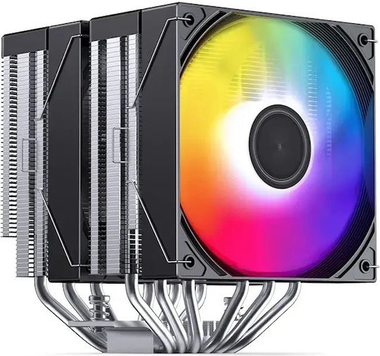 Jonsbo CB80 CPU Cooler Dual Fan for Socket AM4/AM5/1200/115x/1700 with ARGB Lighting