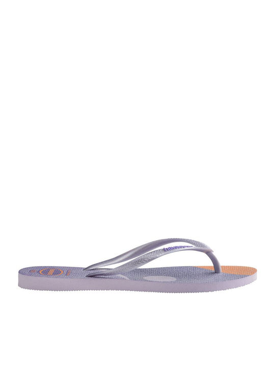Slim Palette Glow Women's Flip Flops Purple